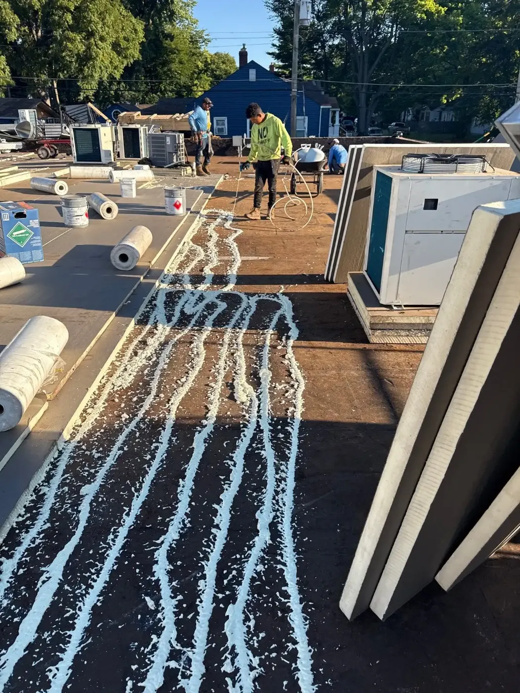Flashing and seam work in South Bend