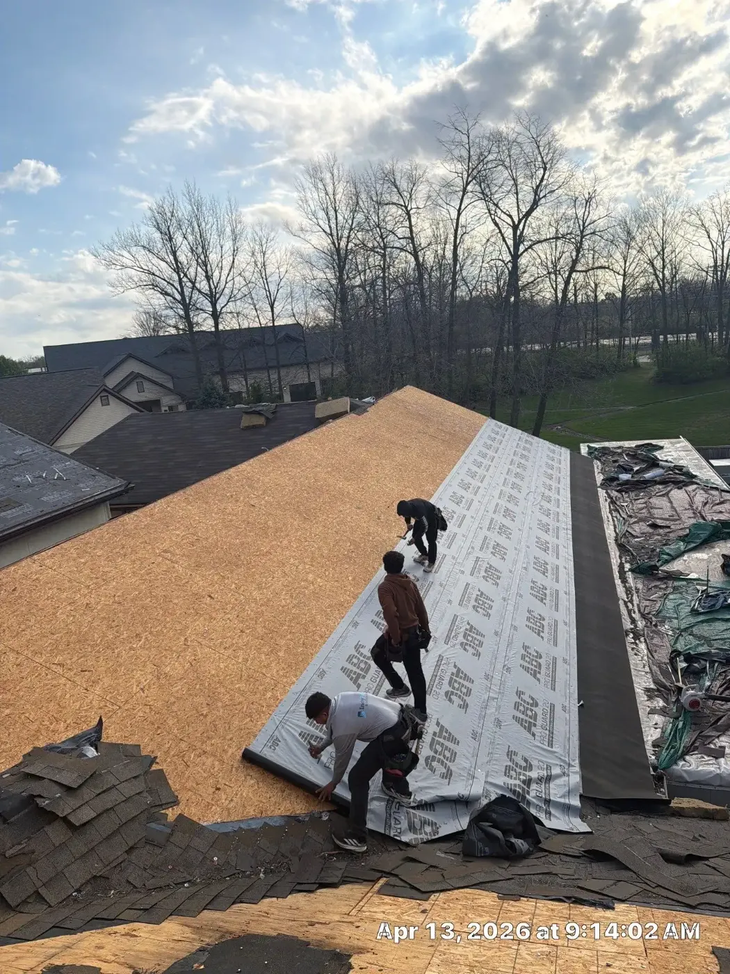 Commercial roof inspection documented in South Bend